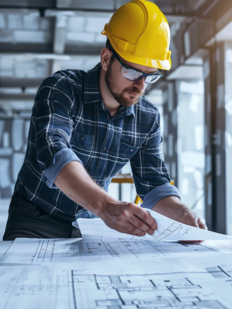 vista de un ingeniero masculino en el trabajo para la celebracion del dia de los ingenieros vista de un ingeniero masculino en el trabajo para la celebracion del dia de los ingenieros
